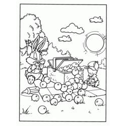 ぬりえページ: ベイビー・ルーニー・テューンズ (漫画) #26707 - 無料の印刷可能なぬりえページ