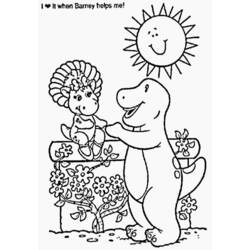 ぬりえページ: バーニーと仲間たち (漫画) #40943 - 無料の印刷可能なぬりえページ