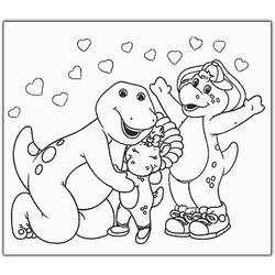 ぬりえページ: バーニーと仲間たち (漫画) #40959 - 無料の印刷可能なぬりえページ