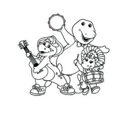 ぬりえページ: バーニーと仲間たち (漫画) #41004 - 無料の印刷可能なぬりえページ