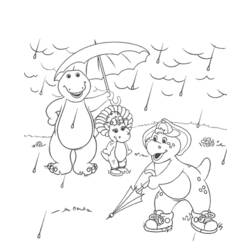 ぬりえページ: バーニーと仲間たち (漫画) #41010 - 無料の印刷可能なぬりえページ