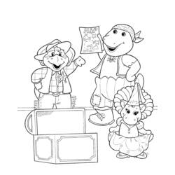 ぬりえページ: バーニーと仲間たち (漫画) #41034 - 無料の印刷可能なぬりえページ