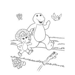 ぬりえページ: バーニーと仲間たち (漫画) #41042 - 無料の印刷可能なぬりえページ