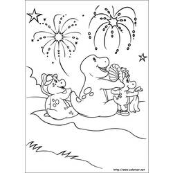 ぬりえページ: バーニーと仲間たち (漫画) #41078 - 無料の印刷可能なぬりえページ