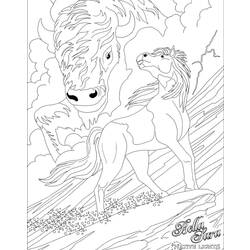 ぬりえページ: ベラ・サラ (漫画) #41328 - 無料の印刷可能なぬりえページ