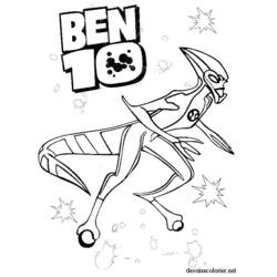 ぬりえページ: ベン10 (漫画) #40435 - 無料の印刷可能なぬりえページ