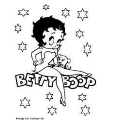 ぬりえページ: ベティ・ブープ (漫画) #25911 - 無料の印刷可能なぬりえページ