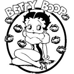 ぬりえページ: ベティ・ブープ (漫画) #25914 - 無料の印刷可能なぬりえページ
