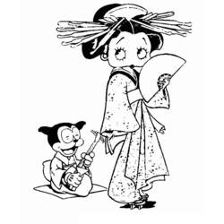 ぬりえページ: ベティ・ブープ (漫画) #25916 - 無料の印刷可能なぬりえページ