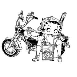 ぬりえページ: ベティ・ブープ (漫画) #25948 - 無料の印刷可能なぬりえページ
