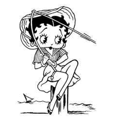 ぬりえページ: ベティ・ブープ (漫画) #25965 - 無料の印刷可能なぬりえページ
