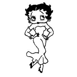 ぬりえページ: ベティ・ブープ (漫画) #25968 - 無料の印刷可能なぬりえページ