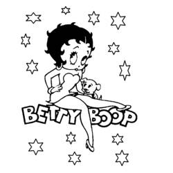 ぬりえページ: ベティ・ブープ (漫画) #25974 - 無料の印刷可能なぬりえページ
