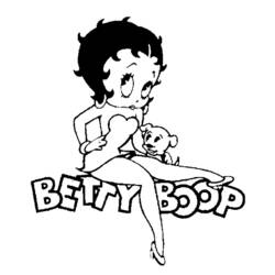 ぬりえページ: ベティ・ブープ (漫画) #25986 - 無料の印刷可能なぬりえページ