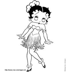 ぬりえページ: ベティ・ブープ (漫画) #26006 - 無料の印刷可能なぬりえページ