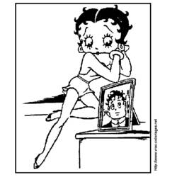 ぬりえページ: ベティ・ブープ (漫画) #26021 - 無料の印刷可能なぬりえページ
