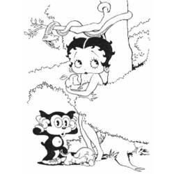 ぬりえページ: ベティ・ブープ (漫画) #26041 - 無料の印刷可能なぬりえページ
