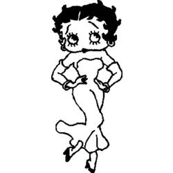 ぬりえページ: ベティ・ブープ (漫画) #26061 - 無料の印刷可能なぬりえページ