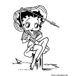ぬりえページ: ベティ・ブープ (漫画) #26100 - 無料の印刷可能なぬりえページ