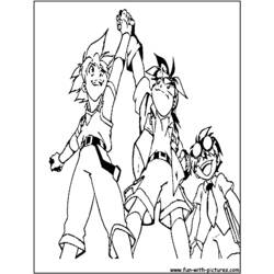 ぬりえページ: ベイブレード (漫画) #46911 - 無料の印刷可能なぬりえページ