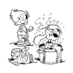 ぬりえページ: ビリーとバディ (漫画) #25353 - 無料の印刷可能なぬりえページ