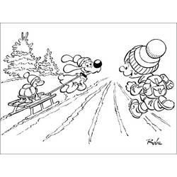 ぬりえページ: ビリーとバディ (漫画) #25407 - 無料の印刷可能なぬりえページ