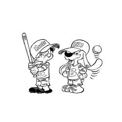 ぬりえページ: ビリーとバディ (漫画) #25418 - 無料の印刷可能なぬりえページ