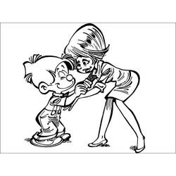 ぬりえページ: ビリーとバディ (漫画) #25428 - 無料の印刷可能なぬりえページ