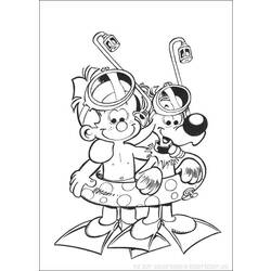 ぬりえページ: ビリーとバディ (漫画) #25442 - 無料の印刷可能なぬりえページ
