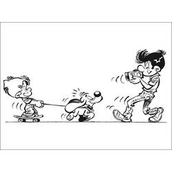 ぬりえページ: ビリーとバディ (漫画) #25447 - 無料の印刷可能なぬりえページ