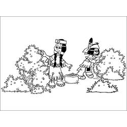 ぬりえページ: ビリーとバディ (漫画) #25468 - 無料の印刷可能なぬりえページ