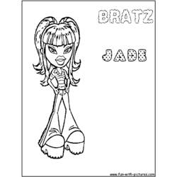 ぬりえページ: ブラッツ (漫画) #32657 - 無料の印刷可能なぬりえページ