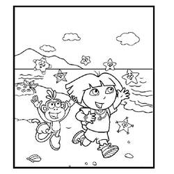 ぬりえページ: ドーラ・ザ・エクスプローラー (漫画) #29792 - 無料の印刷可能なぬりえページ