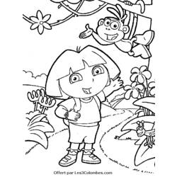 ぬりえページ: ドーラ・ザ・エクスプローラー (漫画) #29806 - 無料の印刷可能なぬりえページ