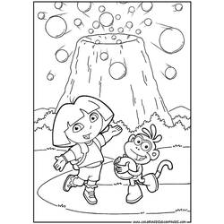 ぬりえページ: ドーラ・ザ・エクスプローラー (漫画) #29894 - 無料の印刷可能なぬりえページ