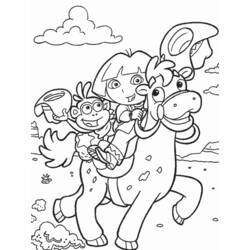ぬりえページ: ドーラ・ザ・エクスプローラー (漫画) #29905 - 無料の印刷可能なぬりえページ