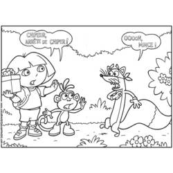 ぬりえページ: ドーラ・ザ・エクスプローラー (漫画) #29936 - 無料の印刷可能なぬりえページ