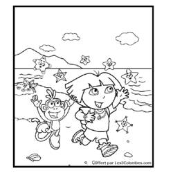 ぬりえページ: ドーラ・ザ・エクスプローラー (漫画) #30039 - 無料の印刷可能なぬりえページ