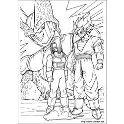 ぬりえページ: ドラゴンボールZ (漫画) #38483 - 無料の印刷可能なぬりえページ