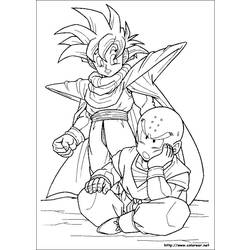 ぬりえページ: ドラゴンボールZ (漫画) #38487 - 無料の印刷可能なぬりえページ