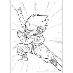 ぬりえページ: ドラゴンボールZ (漫画) #38495 - 無料の印刷可能なぬりえページ