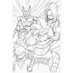 ぬりえページ: ドラゴンボールZ (漫画) #38497 - 無料の印刷可能なぬりえページ