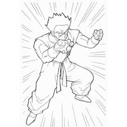 ぬりえページ: ドラゴンボールZ (漫画) #38522 - 無料の印刷可能なぬりえページ