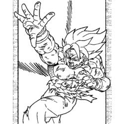 ぬりえページ: ドラゴンボールZ (漫画) #38529 - 無料の印刷可能なぬりえページ