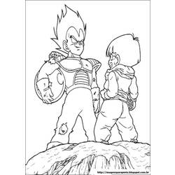 ぬりえページ: ドラゴンボールZ (漫画) #38552 - 無料の印刷可能なぬりえページ