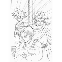 ぬりえページ: ドラゴンボールZ (漫画) #38557 - 無料の印刷可能なぬりえページ