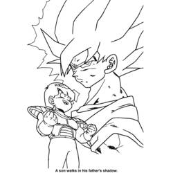 ぬりえページ: ドラゴンボールZ (漫画) #38639 - 無料の印刷可能なぬりえページ