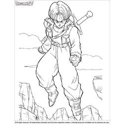 ぬりえページ: ドラゴンボールZ (漫画) #38659 - 無料の印刷可能なぬりえページ