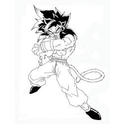 ぬりえページ: ドラゴンボールZ (漫画) #38670 - 無料の印刷可能なぬりえページ