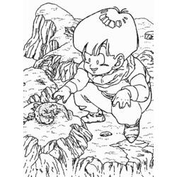 ぬりえページ: ドラゴンボールZ (漫画) #38671 - 無料の印刷可能なぬりえページ